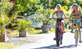 Balade à vélo au camping La Pointe