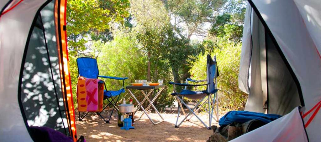 Tente au camping Mimizan Lac