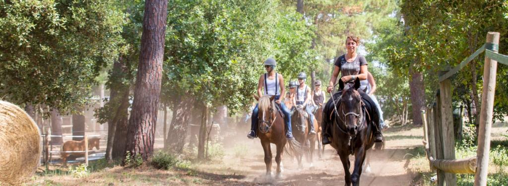 la pignade campsite horseriding